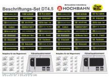 Halling DEC-HAM-DT4 - Decals für Hamburger Hochbahn DT4.5 188/208