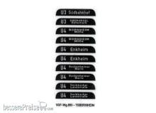Halling DEC-FU5-TG2 - Decals für Frankfurt U-Bahn, U5, TG Bornheim 2