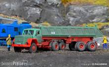 Kibri 14036 - Spur H0 MAGIRUS DEUTZ mit MEILLER Kippsattelauflieger