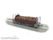 Halling OLD-GW4 - Güterwagen, Braun mit grauem Fahrwerk