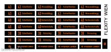 Halling DEC-FLX-W01 - Decals für Flexity Wien Modell