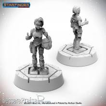 Archon Studio PSF0008 - Miniatures: HALFLING PILOT