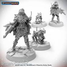 Archon Studio PSF0001 - Miniatures: ANDROID MECHANIC (with mechanics drone)
