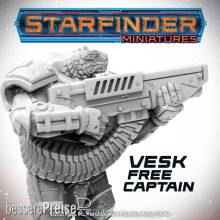 Archon Studio PSF0022 - Miniatures: VESK FREE CAPTAIN