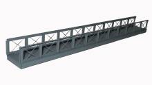 Hack Brücken 14200 - Fußgängersteg 25cm (ohne Treppen), grau - Typ F25