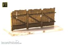 Halling M-107 - Holzzaun, Planken, Orig.höhe = 1,5 m