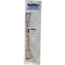 Sommerfeldt 144 - Fahrdraht verkupfert 0,7 x 250 mm (5 Stück) {# 144}