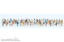 Preiser 14400 - HO Sitz.Figuren für Zugabteil