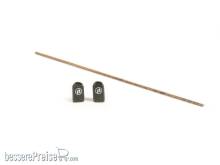 Halling M-474-D-FM - 2 Metall-Mistkübel, grün, bedruckt