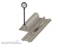 Trix T14569 - Minitrix Entkupplungsgleis mit Betonschwellen Länge 76,3 mm