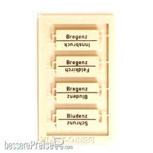 Halling ZRS0034-C - Zuglaufschilder ´Bregenz´