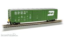 Bachmann 14902 - 50 Outside Braced Box Car with FRED - Burlington Northern