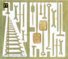 Halling M-253-B - Dampflok-Rüstzeug, Ätzbl, 14-teil.