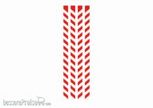 Halling DEC-NAW - Decals für Warnstreifen rot/weiß