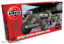 Airfix A02339 - 1:72 Willys Jeep, Trailer & 6PDR Gun