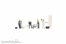 Noch 15055 - Maurer bei der Arbeit