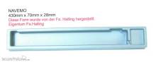Halling TZT-003 - Flaches Tiefziehteil Verpackung f. eine Eisenbahn / Tram Modell