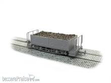 Halling OLD-GW1 - Güterwagen, grau mit grauem Fahrwerk
