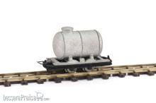 Halling DTL-161-A - Lore mit rundem Tankaufbau, silber/schwarz