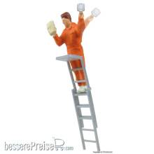 Viessmann 1517 - H0 Plakatkleber auf Leiter, bewegt