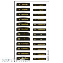 Halling DEC-TW6-NIK - Decals für Hannover TW6000, NIKI Promenade