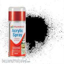 Humbrol AD6021 - HUMBROL ACRYLIC HOBBY SPRAY 150ML No 21 Black Gloss US Navy WW II im Diorama