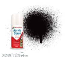 Humbrol AD6085 - HUMBROL ACRYLIC HOBBY SPRAY 150ML No 85 Black Satin