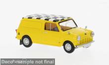 Brekina 15364 - Brekina, Austin Mini Countryman, gelb, 1960, Checkered Flag, 1:87