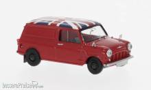 Brekina 15365 - Brekina, Austin Mini Countryman, rot, 1960, Union Jack, 1:87