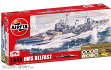 Airfix A50069 - 1:600 HMS Belfast Gift Set
