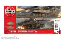 Airfix A50186 - 1:72 Classic Conflict Tiger 1 vs Sherman Firefly
