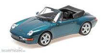 Minichamps 155061132 - PORSCHE 911 (993) CABRIOLET - 1994 - GREEN METALLIC