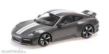 Minichamps 155062002 - PORSCHE 911 (992) SPORT CLASSIC - 2022 - GREY METALLIC