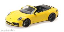 Minichamps 155063030 - PORSCHE 911 CARRERA 4 GTS CABRIOLET - 2020 - YELLOW
