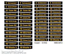 Halling DEC-M8D-E - Decals für Essen Flexity M8D-NF2 Nr.1607/1612