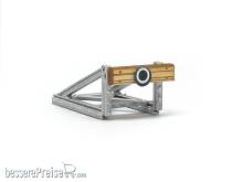Halling M-258-K-FM - Prellbock (H0e) ´Krimml´, silber