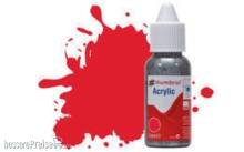 Humbrol DB0019 - HUMBROL ACRYLIC DROPPER BOTTLE 14ML No 19 Red - Gloss