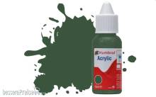 Humbrol DB0078 - HUMBROL ACRYLIC DROPPER BOTTLE 14ML No.78 Cockpit Green Matt