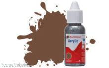 Humbrol DB0098 - HUMBROL ACRYLIC DROPPER BOTTLE 14ML No 98 Chocolate Matt