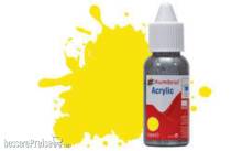 Humbrol DB0099 - HUMBROL ACRYLIC DROPPER BOTTLE 14ML No 99 Lemon - Matt