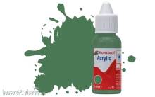 Humbrol DB0101 - HUMBROL ACRYLIC DROPPER BOTTLE 14ML No 101 Mid Green Matt