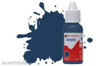 Humbrol DB0104 - HUMBROL ACRYLIC DROPPER BOTTLE 14ML No 104 Oxford Blue Matt