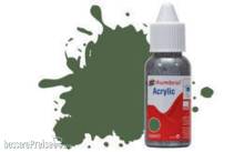Humbrol DB0117 - HUMBROL ACRYLIC DROPPER BOTTLE 14ML No 117 US Light Green - Matt