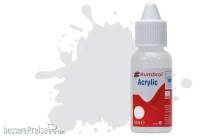 Humbrol DB0196 - HUMBROL ACRYLIC DROPPER BOTTLE 14ML No 196 Light Grey Satin