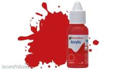 Humbrol DB0220 - HUMBROL ACRYLIC DROPPER BOTTLE 14ML No 220 Italian Red Gloss