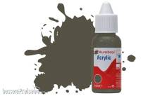 Humbrol DB0253 - HUMBROL ACRYLIC DROPPER BOTTLE 14ML No.253 RLM 83 Dunkel-Grun Matt