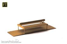 Halling M-216 - Moderne Bahnsteig-Doppelbank