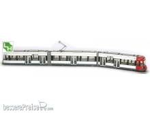 Halling NGB-BRE-S - Bremen GT8N1 Nr. 3143 ohne Werbung, Standmodell