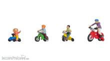 Noch 15908 - Kinder auf Kinderfahrrädern