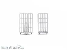 Modellbahn Engl 160006 - Rollwagen silber, 2 St. 18,8 x 16,5 mm